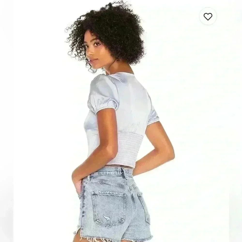 Light Blue Revolve Superdown Top - image 3